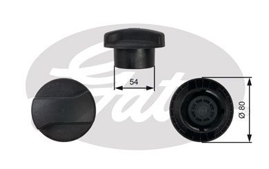 Крышка бачка расширительного GATES RC224