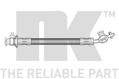 Шланг тормозной NK 854556
