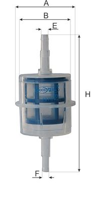 Фильтр топливный BIG FILTER GB612