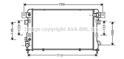 Радиатор охлаждения AVA CR2011