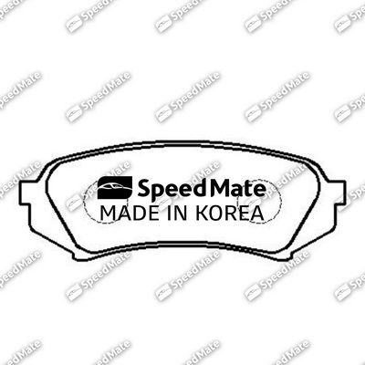 Колодки тормозные задние SPEEDMATE SMBPJ210