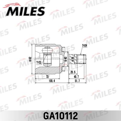 ШРУС внутренний Miles GA10112