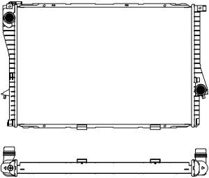 Радиатор системы охлаждения SAKURA 30111011