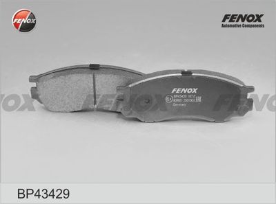 Колодки тормозные передние FENOX BP43429