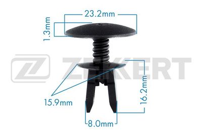 Клипса крепежная PATRON P370311