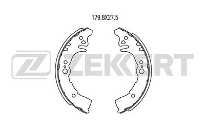 Колодки тормозные задние барабанные Zekkert BK4464