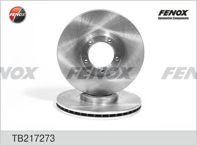 Диск тормозной передний вентилируемый FENOX TB217273