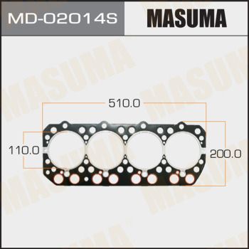 Прокладка ГБЦ Masuma MD02014S