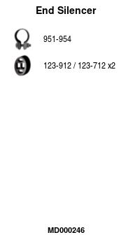 Глушитель задняя часть POLMOSTROW 17286