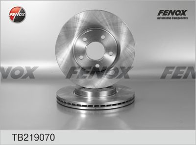 Диск тормозной передний вентилируемый FENOX TB219070