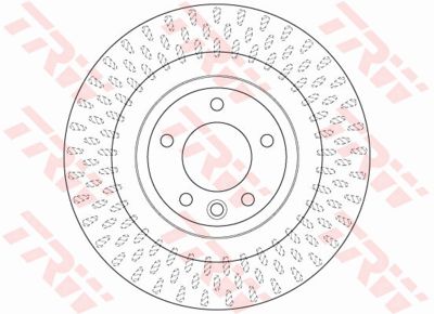 Диск тормозной задний TRW DF6528S