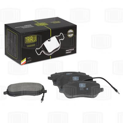 Диски тормозные с колодками передние комплект TRIALLI PF4202