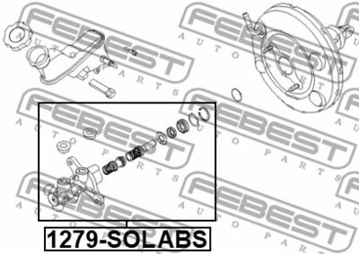 Цилиндр тормозной главный FEBEST 1279SOLABS
