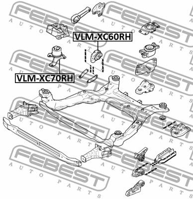 Подушка двигателя VOLVO 31277314