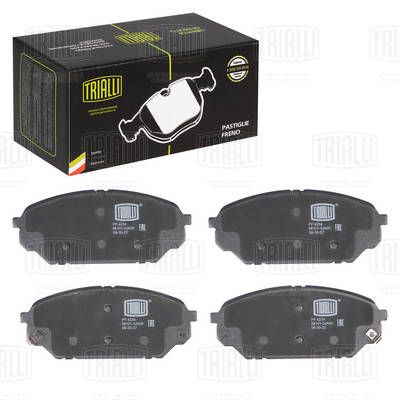 Колодки тормозные дисковые передние TRIALLI PF4234