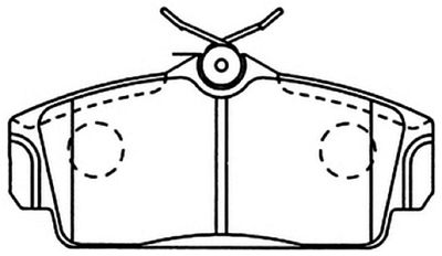 Колодки тормозные дисковые передние AKYOTO AKD1266