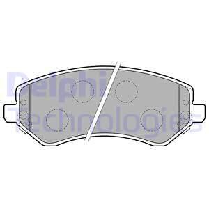 Колодки тормозные дисковые комплект DELPHI LP1773