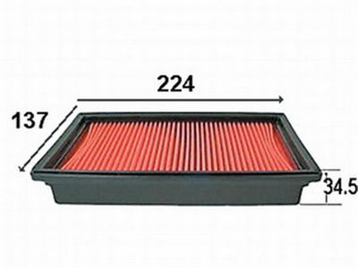 Фильтр воздушный JS ASAKASHI A857J