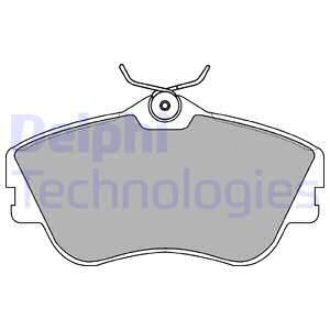 Колодки тормозные передние DELPHI LP918