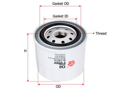 Фильтр масляный SAKURA C1813