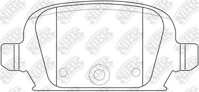 Колодки тормозные дисковые NIBK PN0192