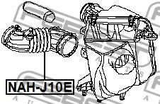 Патрубок воздушного фильтра FEBEST NAHJ10E