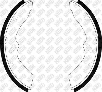 Колодки тормозные барабанные SANGSIN SA151