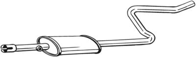 Глушитель центральный BOSAL 281283