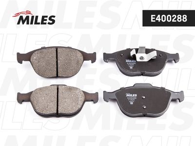 Колодки тормозные передние Miles E400288