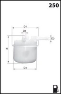 Фильтр топливный BIG FILTER GB210