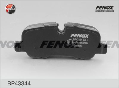 Колодки тормозные дисковые FENOX BP43344