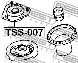 Опора амортизатора переднего FEBEST TSS007