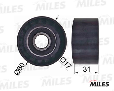 Ролик ремня приводного Miles AG03071