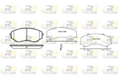 Колодки тормозные дисковые ROADHOUSE 239722