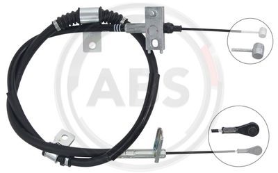 Трос стояночного тормоза задний левый SSANGYONG 4901008D02