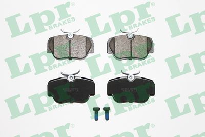 Колодки тормозные дисковые LPR 05P302