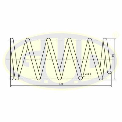 Пружина подвески G.U.D GCS088930