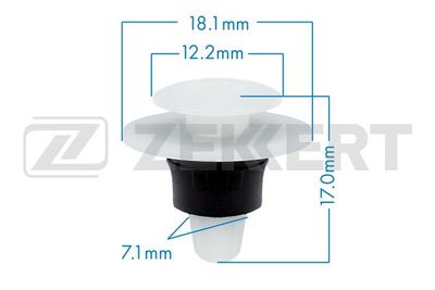 Клипса крепежная PATRON P370251