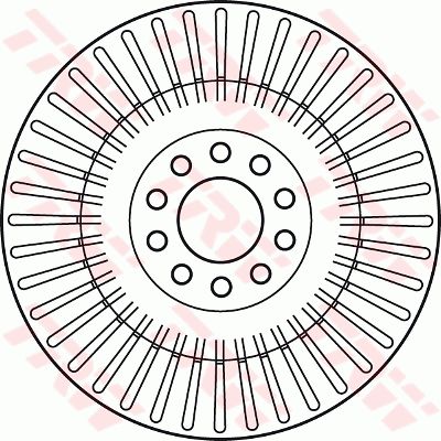 Диск тормозной TRW DF4268S
