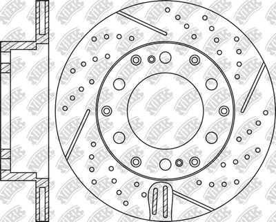 Диск тормозной NIBK RN1553DSET