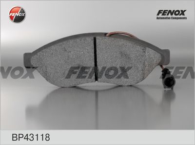 Колодки тормозные передние FENOX BP43118