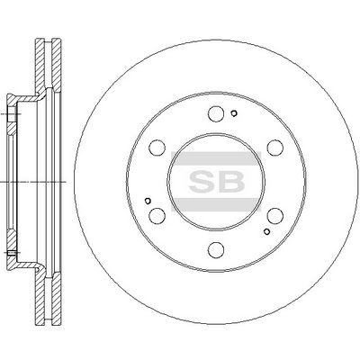Диск тормозной SANGSIN SD3040
