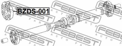 Муфта кардана FEBEST BZDS001