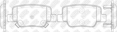 Колодки тормозные задние NIBK PN1842