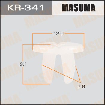 Клипса крепежная Masuma KR341