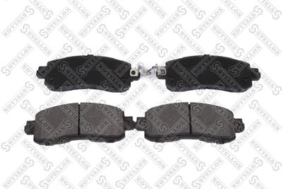 Колодки дисковые передние с антискрипными пластинами STELLOX 000676BSX