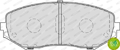 Колодки тормозные передние FERODO FDB4060