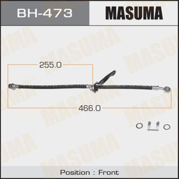 Шланг тормозной передний левый Masuma BH473