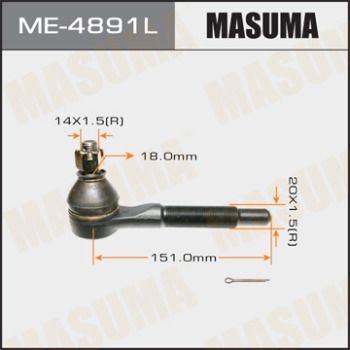 Наконечник рулевой тяги Masuma ME4891L