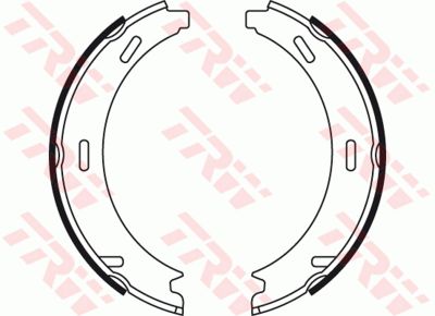 Колодки тормозные задние барабанные TRW GS8481